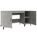 Birou, gri beton, 140x50x75 cm, lemn compozit - WALTI WALTI