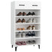 Pantofar, alb, 60x35x105 cm, lemn compozit - WALTI WALTI