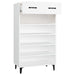 Pantofar, alb, 60x35x105 cm, lemn compozit - WALTI WALTI
