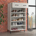 Pantofar, gri beton, 60x35x105 cm, lemn compozit - WALTI WALTI