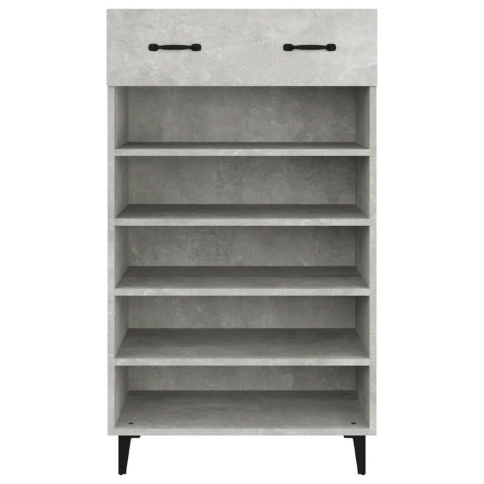 Pantofar, gri beton, 60x35x105 cm, lemn compozit - WALTI WALTI