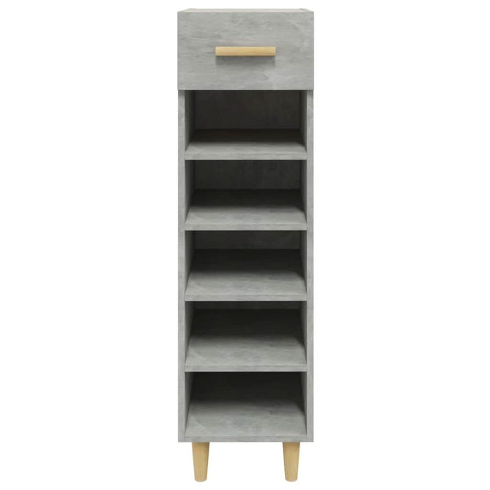 Pantofar, gri beton, 30x35x105 cm, lemn compozit - WALTI WALTI