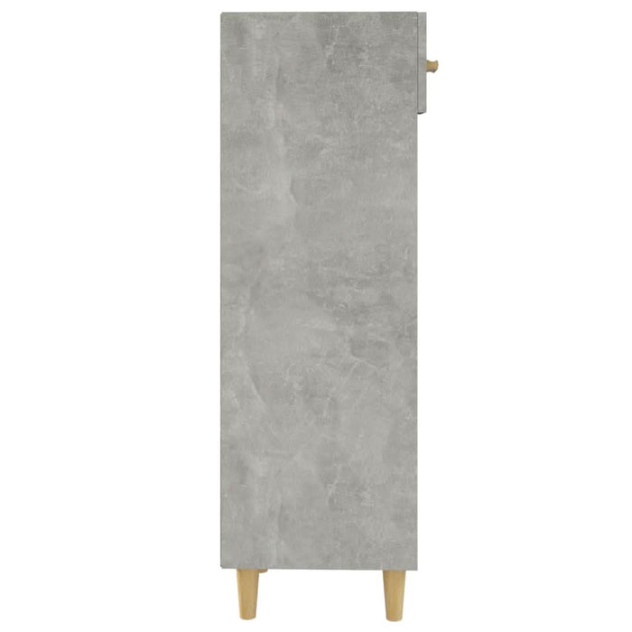 Pantofar, gri beton, 30x35x105 cm, lemn compozit - WALTI WALTI
