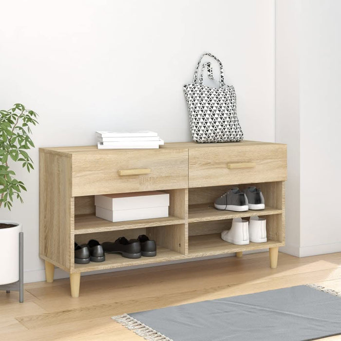 Pantofar, stejar sonoma, 102x35x55 cm, lemn compozit - WALTI WALTI
