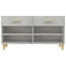 Banchetă pantofar, gri beton, 102x35x55 cm, lemn prelucrat - WALTI WALTI