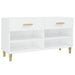 Pantofar, alb extralucios, 102x35x55 cm, lemn compozit - WALTI WALTI