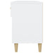 Pantofar, alb extralucios, 102x35x55 cm, lemn compozit - WALTI WALTI