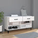 Pantofar, alb, 102x35x55 cm, lemn compozit - WALTI WALTI