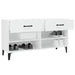 Pantofar, alb, 102x35x55 cm, lemn compozit - WALTI WALTI