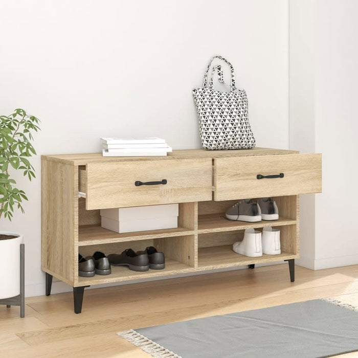 Pantofar, stejar sonoma, 102x35x55 cm, lemn compozit - WALTI WALTI