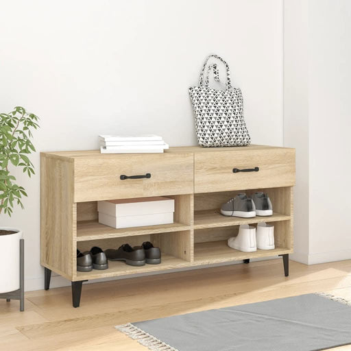 Pantofar, stejar sonoma, 102x35x55 cm, lemn compozit - WALTI WALTI