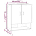 Dulap de perete, gri beton, 60x31x70 cm, lemn prelucrat - WALTI WALTI