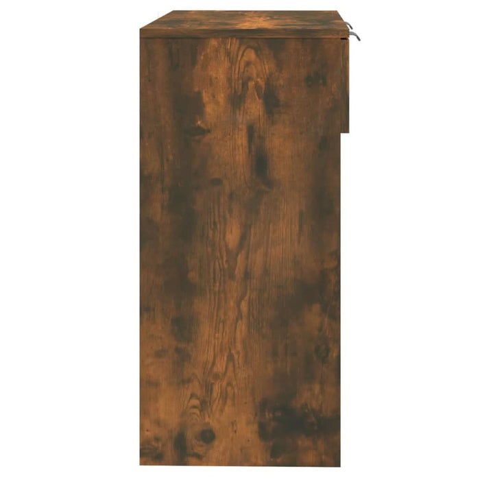 Măsuță consolă, stejar fumuriu, 90x36x75 cm, lemn prelucrat - WALTI WALTI