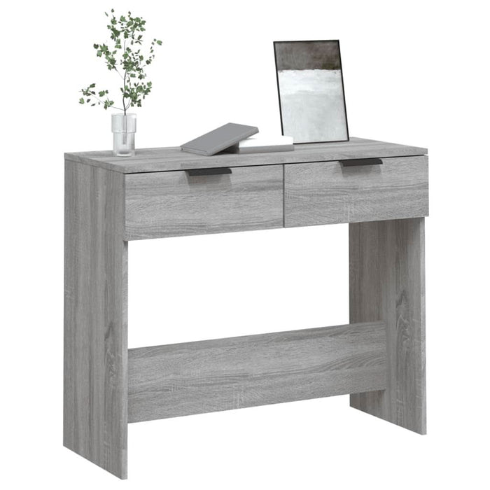 Măsuță consolă, gri sonoma, 90x36x75 cm, lemn prelucrat - WALTI WALTI