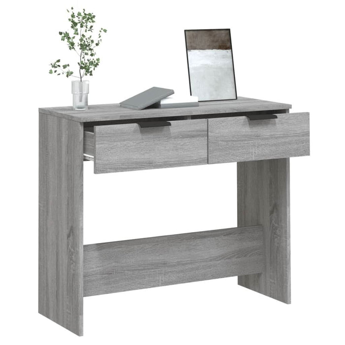 Măsuță consolă, gri sonoma, 90x36x75 cm, lemn prelucrat - WALTI WALTI