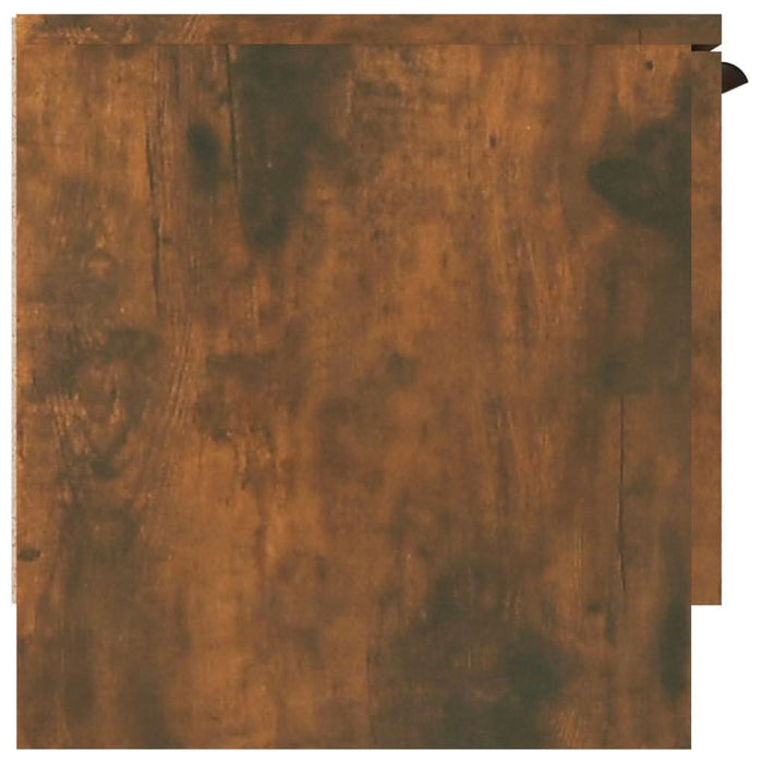 Comodă TV, stejar fumuriu, 102x35x36,5 cm, lemn prelucrat - WALTI WALTI