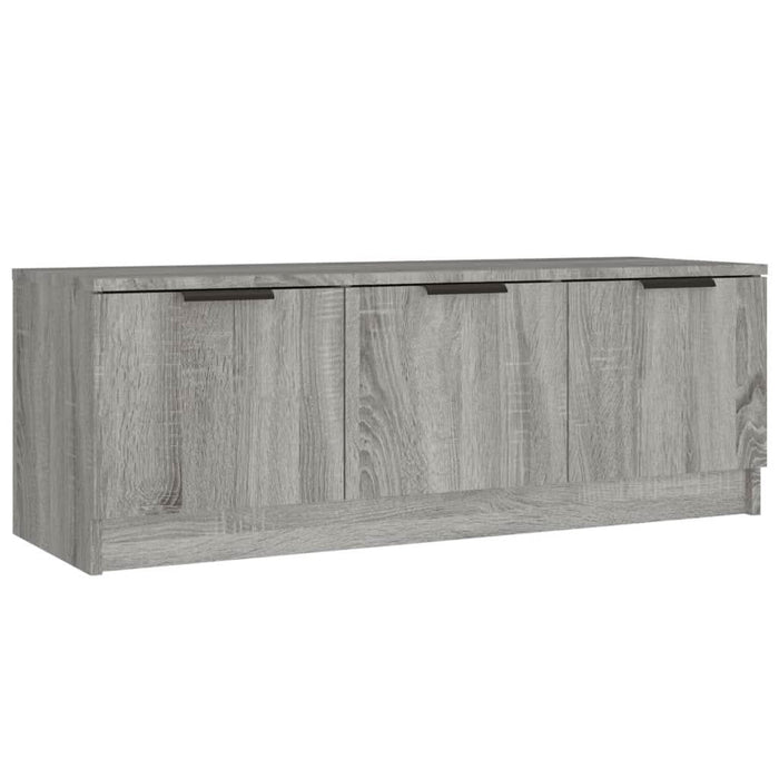 Comodă TV, gri sonoma, 102x35x36,5 cm, lemn prelucrat - WALTI WALTI