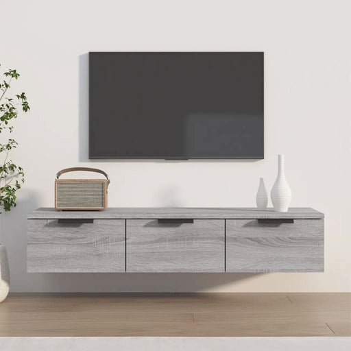 Dulap de perete, gri sonoma, 102x30x20 cm, lemn compozit - WALTI WALTI
