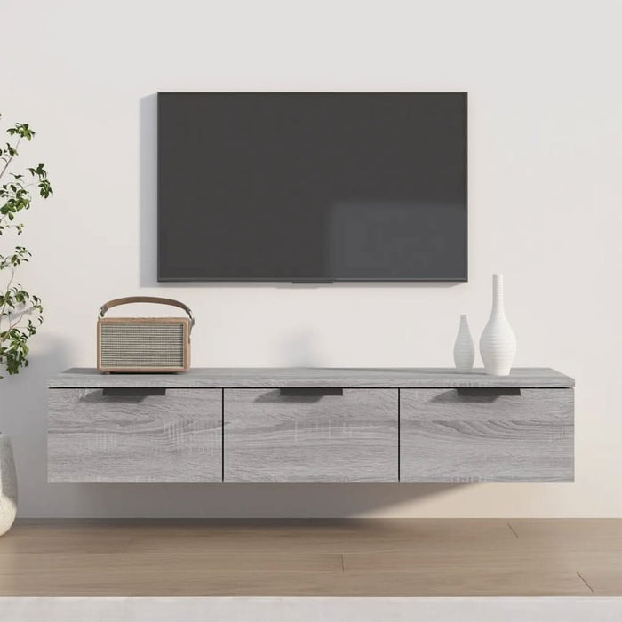 Dulap de perete, gri sonoma, 102x30x20 cm, lemn compozit - WALTI WALTI