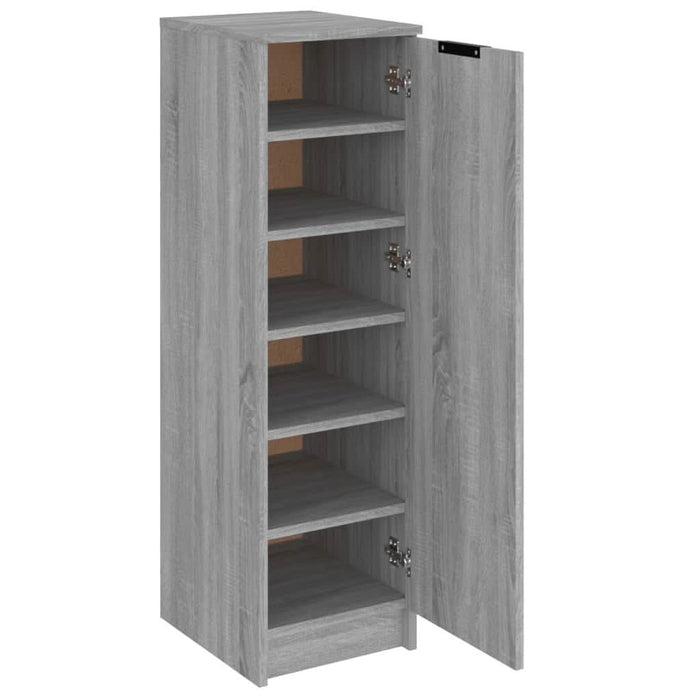 Pantofar, gri sonoma, 30x35x100 cm, lemn compozit - WALTI WALTI