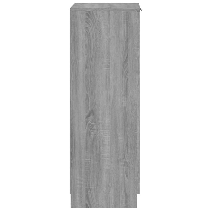Pantofar, gri sonoma, 30x35x100 cm, lemn compozit - WALTI WALTI