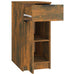 Dulap de birou, stejar fumuriu, 33,5x50x75 cm, lemn prelucrat - WALTI WALTI