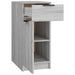 Dulap de birou, gri sonoma, 33,5x50x75 cm, lemn prelucrat - WALTI WALTI