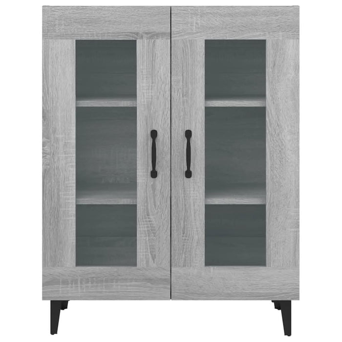 Servantă, gri sonoma, 69,5x34x90 cm, lemn compozit - WALTI WALTI