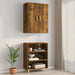 Dulap de perete suspendat, stejar fumuriu, 69,5x34x90 cm - WALTI WALTI