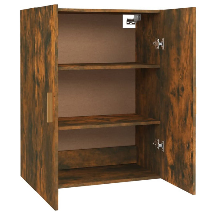 Dulap de perete suspendat, stejar fumuriu, 69,5x34x90 cm - WALTI WALTI