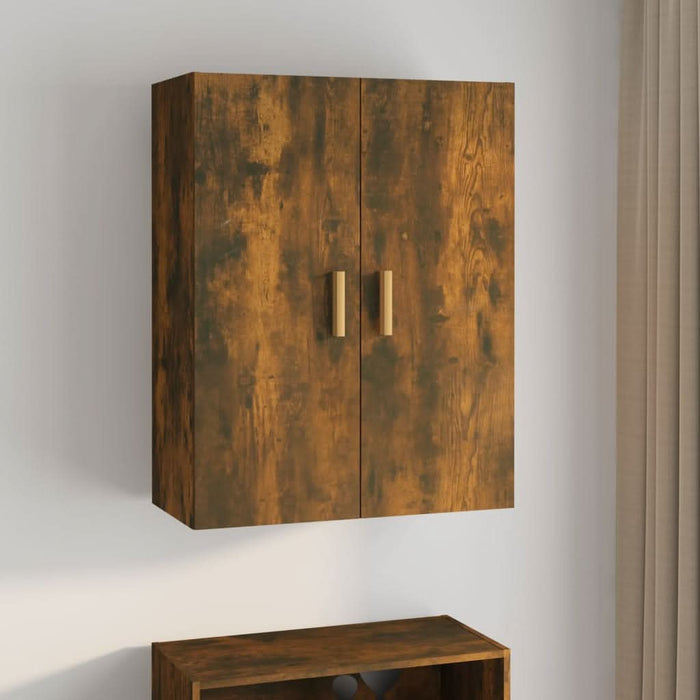 Dulap de perete suspendat, stejar fumuriu, 69,5x34x90 cm - WALTI WALTI