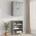 Dulap de perete suspendat, gri sonoma, 69,5x34x90 cm - WALTI WALTI