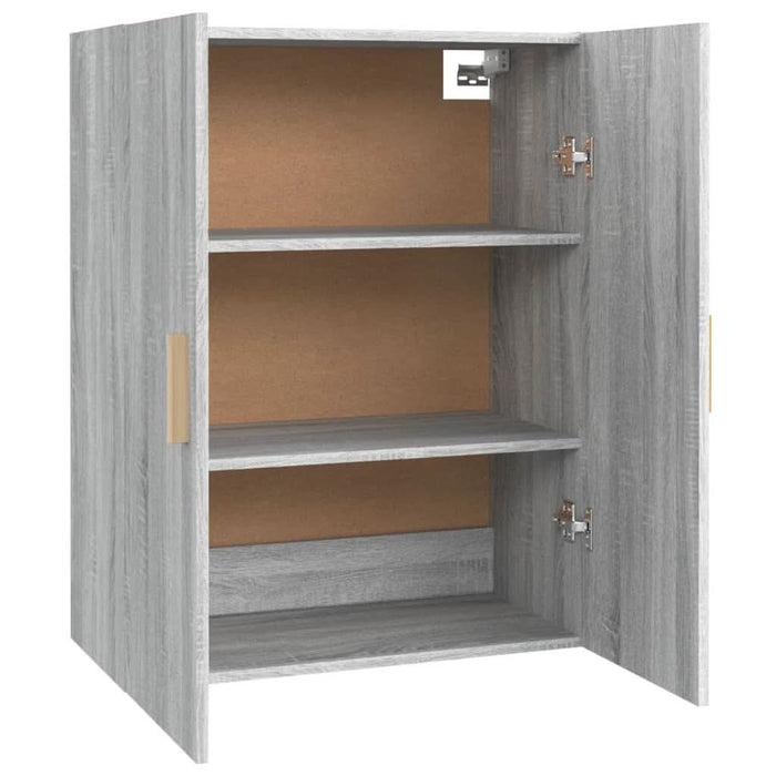 Dulap de perete suspendat, gri sonoma, 69,5x34x90 cm - WALTI WALTI