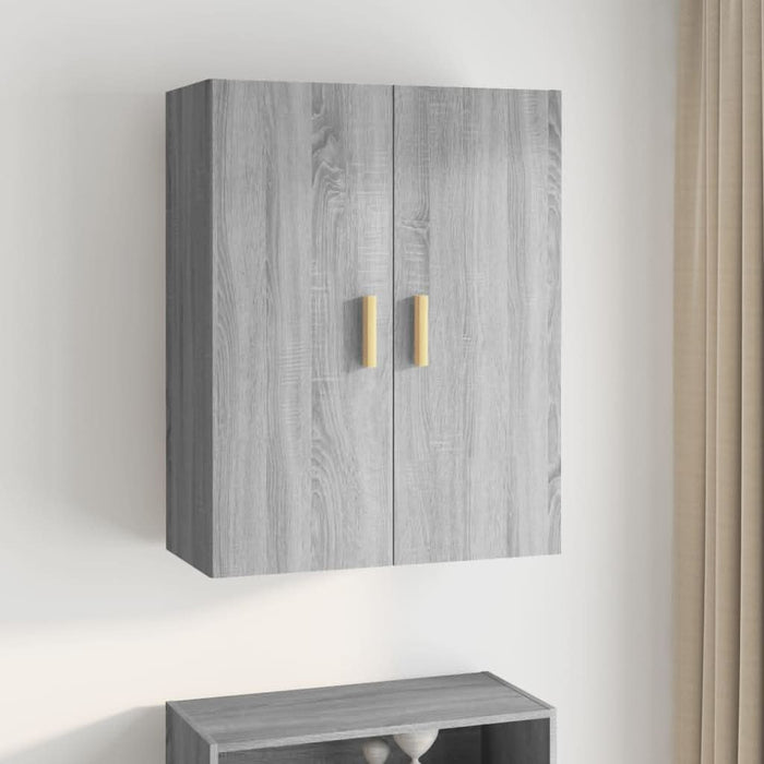 Dulap de perete suspendat, gri sonoma, 69,5x34x90 cm - WALTI WALTI
