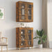 Dulap de perete suspendat, stejar fumuriu, 69,5x34x90 cm - WALTI WALTI
