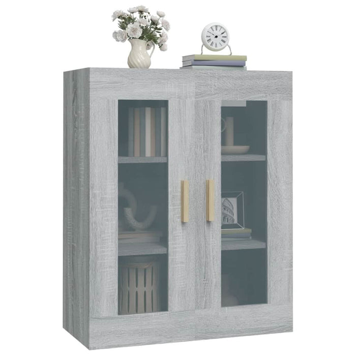 Dulap de perete suspendat, gri sonoma, 69,5x34x90 cm - WALTI WALTI