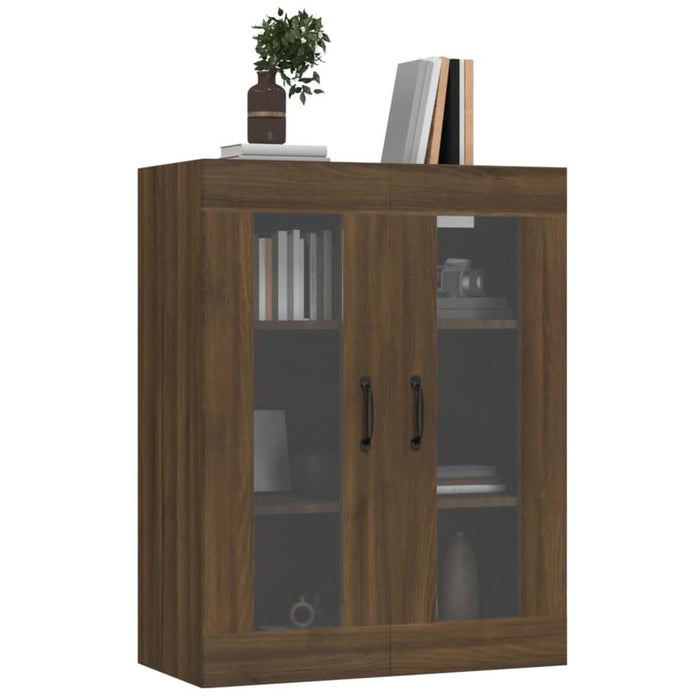Dulap de perete suspendat, stejar maro, 69,5x34x90 cm - WALTI WALTI