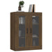 Dulap de perete suspendat, stejar maro, 69,5x34x90 cm - WALTI WALTI