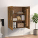 Dulap de perete, stejar fumuriu, 69,5x32,5x90 cm lemn prelucrat - WALTI WALTI