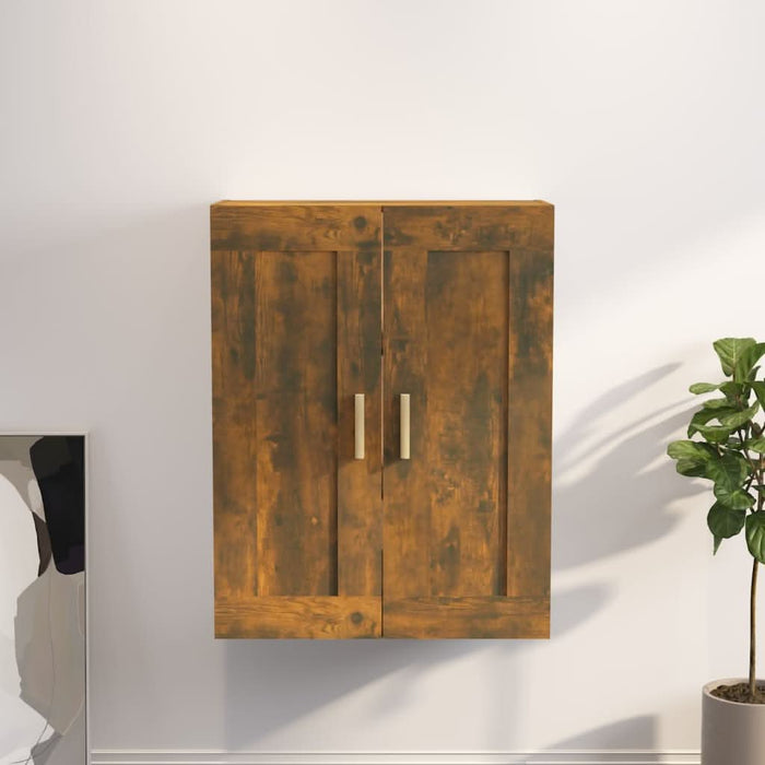 Dulap de perete, stejar fumuriu, 69,5x32,5x90 cm lemn prelucrat - WALTI WALTI