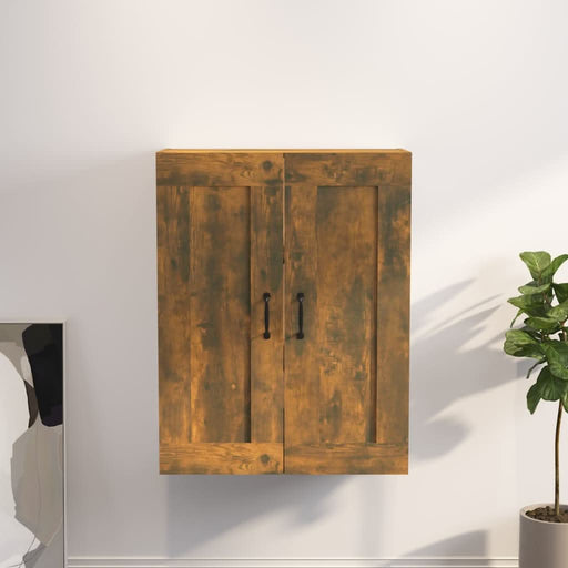 Dulap de perete suspendat, stejar fumuriu, 69,5x32,5x90 cm - WALTI WALTI