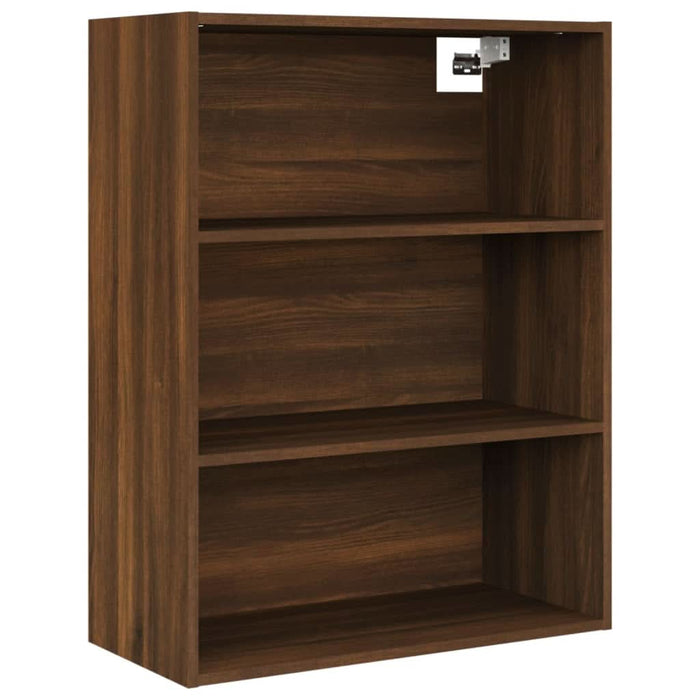 Dulap de perete suspendat, stejar maro, 69,5x32,5x90 cm - WALTI WALTI