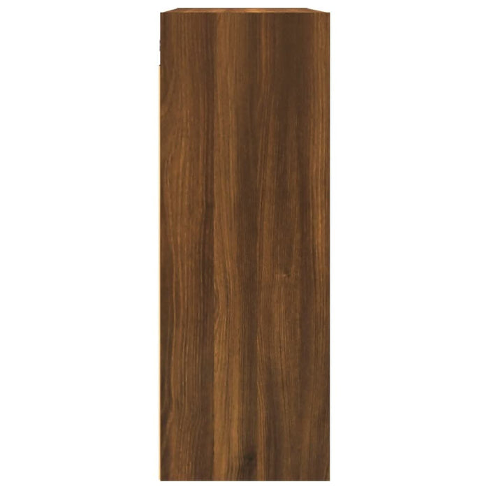 Dulap de perete suspendat, stejar maro, 69,5x32,5x90 cm - WALTI WALTI