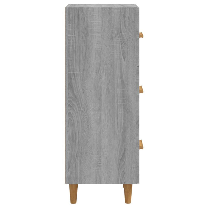 Servantă, gri sonoma, 34,5x34x90 cm, lemn compozit - WALTI WALTI