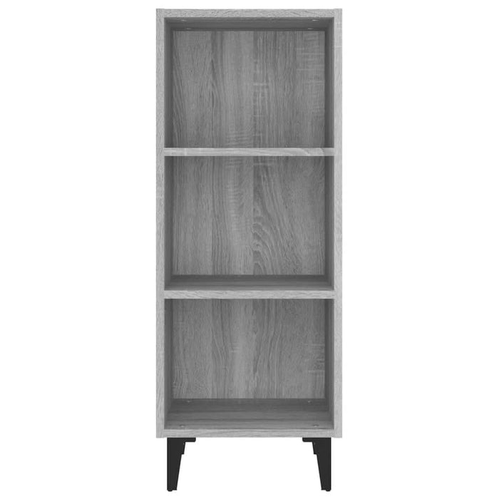 Servantă, gri sonoma, 34,5x32,5x90 cm, lemn compozit - WALTI WALTI