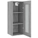 Dulap de perete suspendat, gri sonoma, 34,5x34x90 cm - WALTI WALTI