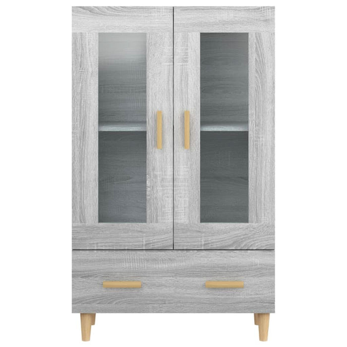 Dulap înalt, gri sonoma, 70x31x115 cm, lemn compozit - WALTI WALTI