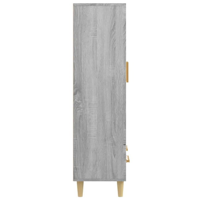 Dulap înalt, gri sonoma, 70x31x115 cm, lemn compozit - WALTI WALTI
