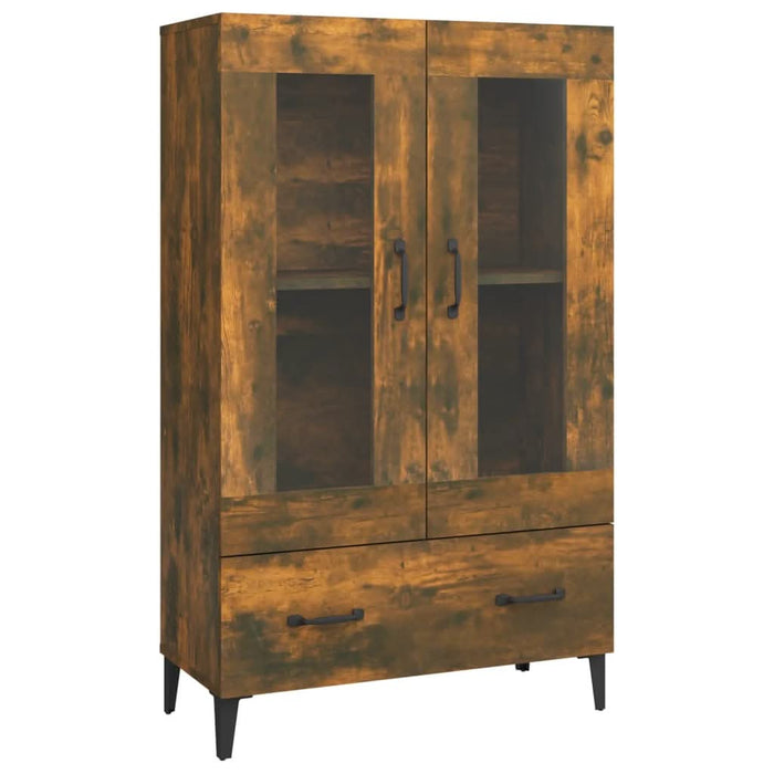 Dulap înalt, stejar fumuriu, 70x31x115 cm, lemn prelucrat - WALTI WALTI