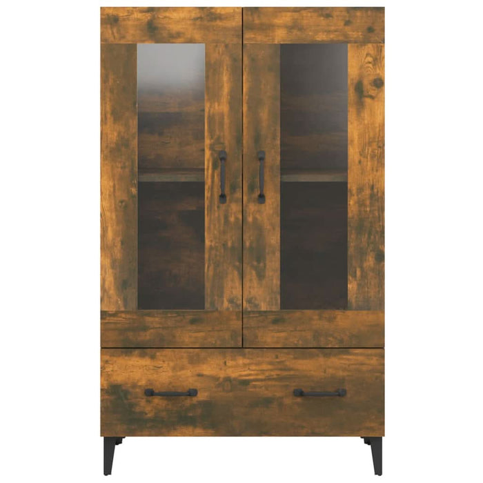 Dulap înalt, stejar fumuriu, 70x31x115 cm, lemn prelucrat - WALTI WALTI